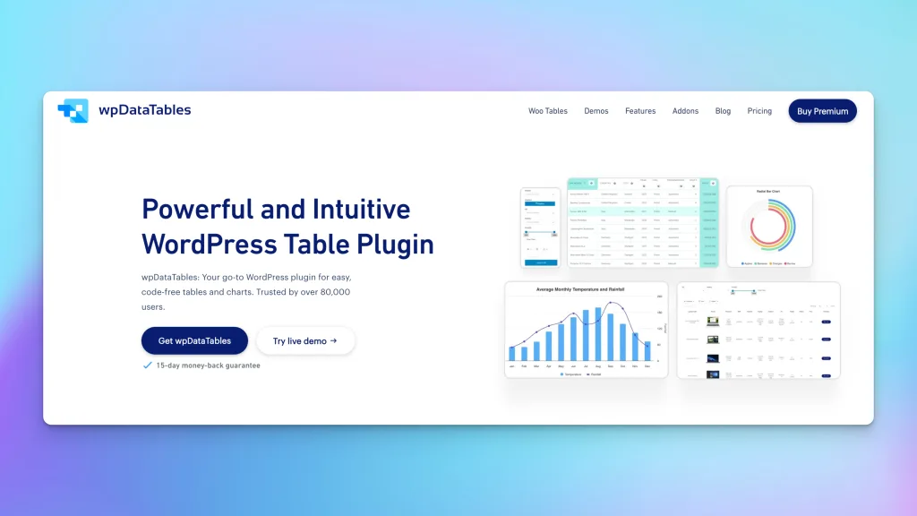 wpDataTables Lifetime deal