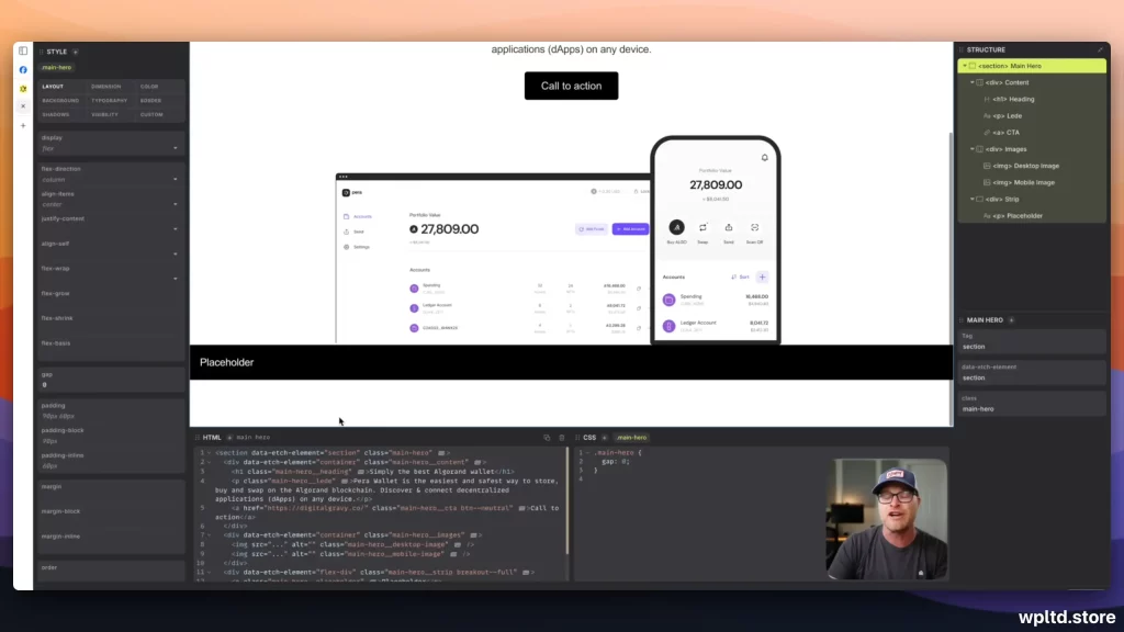 Etch Builder Interface