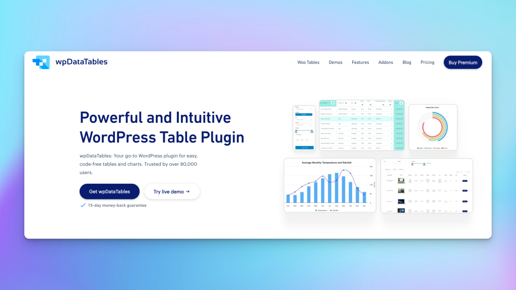 wpDataTables Lifetime deal
